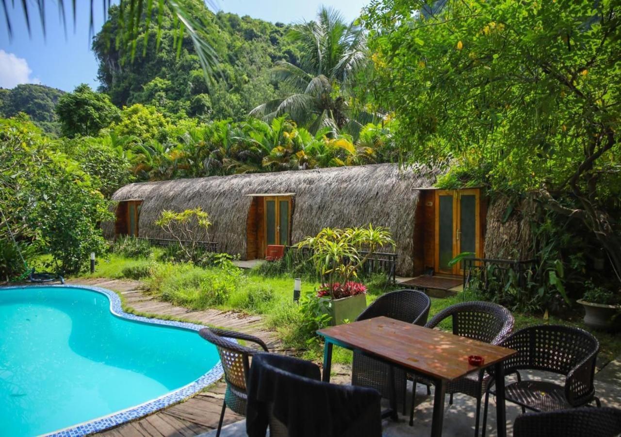 Catba Backpackers Hostel & Pool Bar Chan Chau Exterior foto